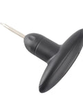 Get This Lightweight Hex Key Wrench Tool For Driver Shaft Adapter Repair With Quick Adjustment Features Designed To Make Your Golf Game Tighter And More Portable On The Course Any Day. black plastic golf hex key wrench with metal shaft, angled view