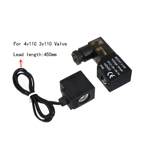 12 Volt One Eighth Inch Solenoid Valve, 3 Way Pneumatic Air Control Valve for Electric Gas Systems, wire lead shown
