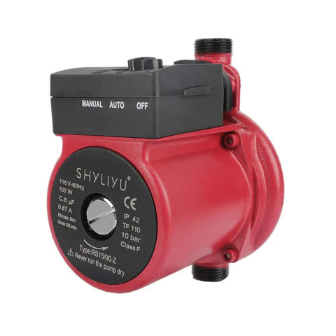 115V 60Hz Three Quarter Inch Outlet Cast Iron Pressure Booster Pump For Hot Water Recirculation Automatic Circulator Pump