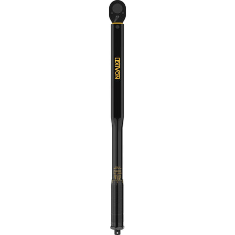 Three Quarter Inch Drive Click Torque Wrench 30 To 300 Foot-Pounds, 40.7 To 406.8 Nm, Pre-Calibrated To Four Percent With Calibration Certificate