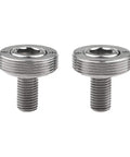 Titanium M8x15mm Crank Arm Fixing Bolt With Cap For Square Taper Bottom Bracket Screws Pack Of 2, top view detail, built tough.