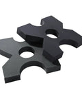 Beefed Up Arbor Press Plate Set, 2 Pack for 20 Ton and 32 Ton H Frame Presses, 1 Inch Thick, 7 by 7 Inch Base Plates with 4 Notches