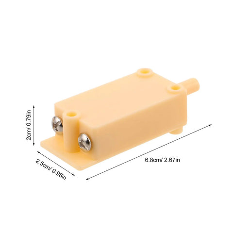 Tamper Switch For Security Cabinets With Screw Terminal Contact Sensor Plastic And Metal Enclosure Alarm For Industrial Facilities And Warehouses Alerts Unauthorized Access And Provides Easy Mounting, 6.8x2.5x2cm