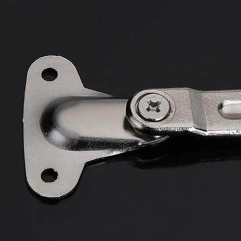 Close-up of 2 Pack Lift Up Cabinet Struts for Doors and Cupboards, hydraulic lid stay hinges, durable steel, oil-resistant finish