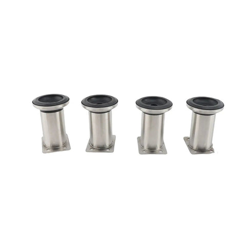 Sturdy Telescopic Furniture Legs With Adjustable Feet, Beefy Stainless Steel Build, 500Kg Load Capacity Per Set, Non Slip Pads
