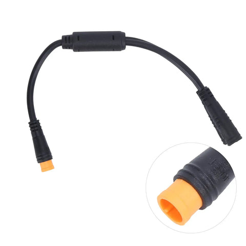 Electric Scooter Y Splitter Cable Adapter With High Current Capacity For Commuters And Urban Riders, 1 To 2 Wire Connector visible