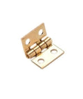Premium Brass Mini Hinges For Cupboards Display Cabinets Slick Gold Finish, compact 8x10 mm, ideal for small door hardware.