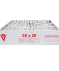 MERV 8 Furnace Filter 20x20x5 Replacement For Honeywell FC100A1011 FC200E1011 CF200A1024 shown in packaging front view