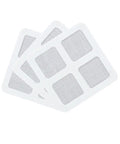 20 Pack Disposable Shower And Kitchen Drain Hair Catchers Keep Your Pipes Snatched With Dope Anti Clog Mesh Guards, white mesh strips.