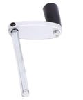 Heavy Duty Router Lift Base With Crank Handle Aluminum Alloy And Stainless Steel Construction 2 Jaw Clamping For 64-66mm Small Trimming Machines Smooth Lifting System For Precise Slotting And Chamfering, close-up