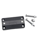 Boat Rail Mounting Adapter For Side And Deck Mounts Fits Seven Eighths Inch Round Rails And One Inch Square Rails, bolts shown