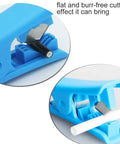 Portable MTB Hydraulic Brake Line Cutter For Bike Disc Brakes, Precise Oil Tube Cutter For Hydraulic Hose with blue ABS body