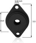Moker exhaust gasket seal installer tool, black metal, oval mounting plate with two mounting holes and central bore