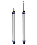 16mm Bore Pneumatic Air Cylinder With 400mm Stroke M6 Piston Rod Thread M5 Rod Female Thread Single Rod Double Acting Built Tough Aluminum Alloy Build Heavy Duty Industrial Pneumatic Cylinder, one extended