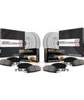 PowerStop front and rear brake kit with Evolution coated rotors and Z17 ceramic pads.