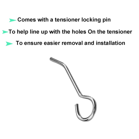 Tensioner locking pin for Beefy Heavy Duty Serpentine Belt Removal Tensioner Tool for Mini Cooper S and BMW W11.