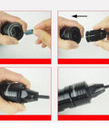 Heavy Duty Pneumatic Rivet Nut Gun Generating Badass Torque With Adjustable Speed And A Self Locking Head For No Sweat Thread Insertion On Sheet Metal Across M5 M6 M8 Sizes showing M6 nut insertion process.