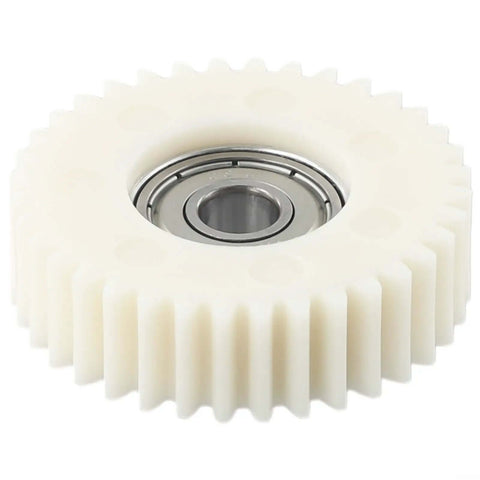 Hot Nylon 36 Tooth Planetary Gear For Bafang E Bike Motor 47.5mm Shaft, Heavy Duty 500W To 750W Hub Motor Upgrade Part That Slaps And Lasts. White nylon 36-tooth planetary gear with bearing