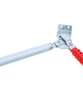 Top Notch Heavy Duty Vertical Toggle Clamp with ergonomic red handle, galvanized iron for secure fixture fastening.