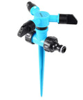 360 Degree Rotating Lawn Sprinkler For Large Area Coverage With Adjustable Spray Directions Direct Or 45 Degrees, Weighted ABS Plastic Three Arm