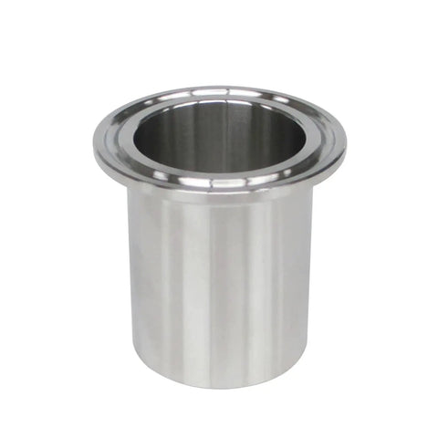 Top Shelf Sanitary Tri Clamp Weld On Ferrule Pipe 304 Stainless Steel Homebrewing Rig Heavy Duty Long Body Brewery Fittings Fast Hookup And Built Tight
