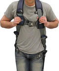 Suspension Trauma Safety Strap For Harnesses, 1 Pair Pack, Black Go To Rescue Accessory For Most Harnesses during use