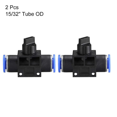 No Fuss 12Mm Od Pneumatic Air Flow Control Valve Featuring Plug And Play Push Connect Fitting Union Straight Design Easy Tweak Rotary Dial For Smooth Airline Performance 2 Pack Bundle