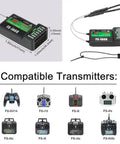 Flysky FS IA6B 6 Channel 2.4GHz AFHDS 2A Receiver Compatible With I4 I6 I6S I6X I10 Transmitters and dimensions