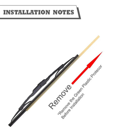 Installation instructions for Rear Wiper Arm Kit With Blade Cap Nut And Wrench For Mazda CX5 2013 Through 2025 Easy Install Replacement Includes Tools OE L206 67 421 Back Windshield Wiper Assembly.