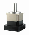 Heavy Duty Helical Planetary Gearbox Reducer Built Tough For 180Mm Ac Servo Motors featuring metallic finish and sturdy base.