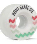 Glide Outdoor Roller Skate Wheels 78A Durometer 57x32mm Replacement Wheel Set For Outdoor Cruising Smooth Ride On Asphalt Sidewalks