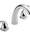 Roman Tub Faucet Trim Kit With Dual Handles Chrome Finish 3-Hole Install Includes Tub Faucet And Handles For A Dope Bathroom Upgrade Valve Sold Separately