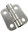 Premium Silver Mini Hinge, Sweetly Sized Cabinet Door Latch For Dollhouses Diy Woodcrafts And Furniture Repairs With Rock Solid Screw Mount Finish
