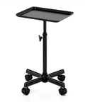 Adjustable Height Rolling Salon Cart With Tray On Durable Wheels For Tattoo Parlors Spas Dental Clinics And Hair Stylists