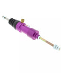 Bulletproof Pull Type Hydraulic Clutch Slave Cylinder With A Beefed Up 7 8 Inch Bore in purple aluminum, designed for hot rods.