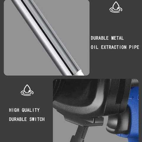Hiedmeil Electric Drum Pump 10 Gpm High Flow With 4.9 Ft Stainless Tube For Water Oil Diesel And Coolant Transfer Adjustable Speed Brushless Motor Industrial Grade Performance Reliable Heavy Duty Fluid Handling Solution