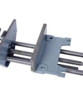 Beefy 9 Inch Woodworking Vise Heavy Duty Cast Iron Bench Vise With Quick Release Lever And Steel Main Screw in blue
