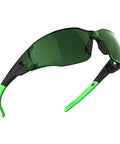 Heavy Duty Laser Safety Glasses Beast Mode OD4 Eye Protection Blocking 180NM To 660NM UV And Green Lasers with green accents.