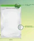 Odor Proof Storage Bags 12x20 Inch Reusable Dual Zip Barrier Bags Keep Food Fresh Waterproof And Leakproof Big Bear Bag design