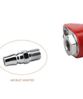 Premium 1/2 Inch Drive Pneumatic Impact Wrench air inlet adapter for easy connection to air hoses.