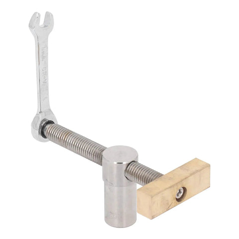 Heavy Duty Desktop Clip Bench Dog Clamp With 19mm Quick Clamp Stainless Steel Brass Stop showing side view