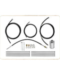 Nylon Fuel Line Replacement Kit For Chevy C2500 C1500 K1500 Direct Fit Restores Gas Flow Performance And Safety On Classic Trucks, black hoses