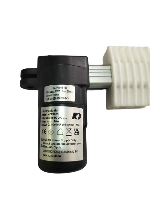 Power Recliner Motor Replacement With Cord Linear Actuator KDPT005-144, aluminum, 29V DC, 198mm stroke, heavy-duty use