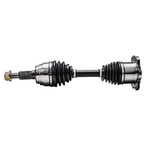 4WD Front CV Axle Shafts Pair For 6 Lug Chevy GMC Trucks Including Silverado Suburban Tahoe Blazer Avalanche K1500 K2500 Pickup Replacement Kit With Direct Fit And Heavy Duty Construction, side view