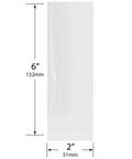 Clear Flat Open Poly Bags 2x6 Inch 1.25 Mil Pack Of 100 For Easy Packing, Shipping And Storage, Food Safe And FDA Compliant Poly Bags That Keep Items Fresh And Organized. 2x6 in clear LDPE bag