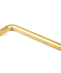 Badass Heavy Duty All Steel M1 Garand Gas Cylinder Lock Screw Wrench for rifle maintenance, gold steel, rugged design, angled view.
