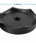 Workhorse 4 Inch Conduit Punch And Die Set, 4.54 inch hole, heavy-duty tool steel, top view of 12-ton punching capacity die