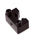 4 Pack Fixed Ring Rail Limit Blocks For HGR20 Linear Guide Rail DIY CNC Routers Lathes Mills Kit, black aluminum block