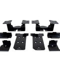 Heavy Duty Air Suspension Kit With Wireless Compressor For Silverado 1500 And Sierra 1500 4WD Trucks EZ Mount black metal mounting brackets set