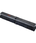 Heavy Duty Commercial Floor Sweep Head With Sturdy Black Bristles And Lightweight Foam Block Foundation, 24 inch cleaning tool.